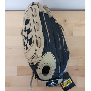 Adidas Fielders Glove Kids 12" Full Right Tan Black Triple Stripe AYBG19-12LH
